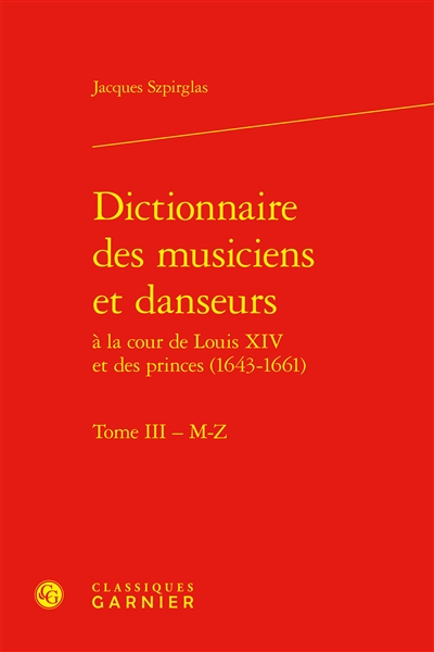 Dictionnaire des musiciens...