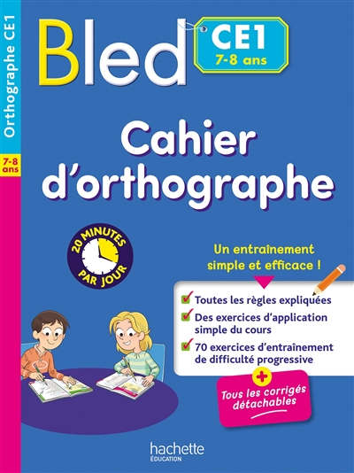 Cahier d'orthographe CE1