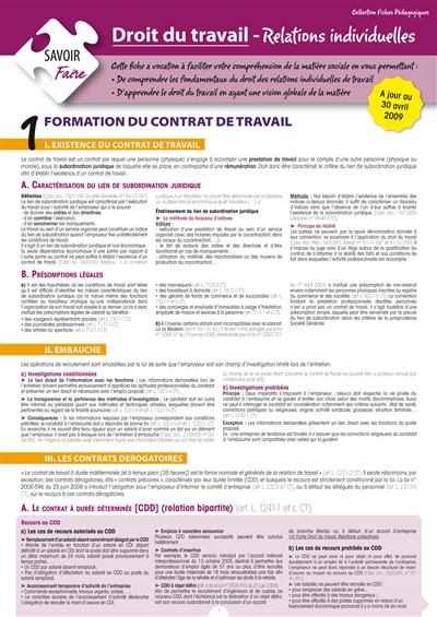 Droit du travail :...
