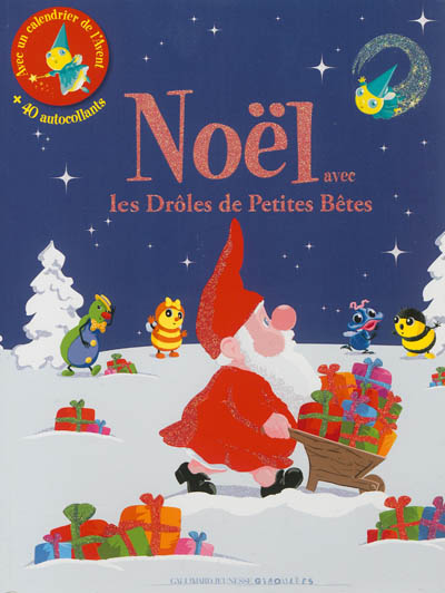 Noël avec les drôles de petites bêtes : un livre de jeux et d'activités