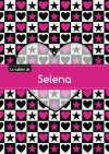 CAHIER SELENA BLANC,96P,A5...