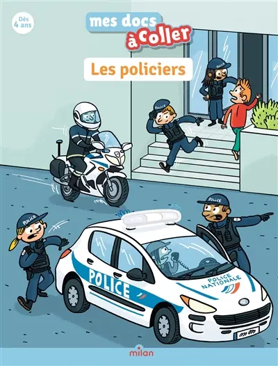 Les policiers : j'apprends avec mes autocollants !