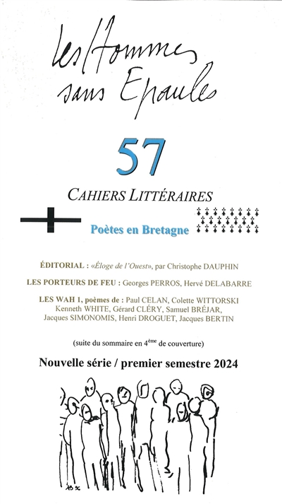Les Hommes sans Epaules n°57 : Dossier Poètes en Bretagne : Cahiers Littéraires
