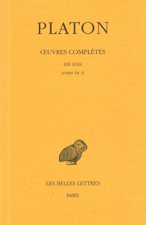 Oeuvres complètes. Vol. 12-1. Les Lois : livres VII-X