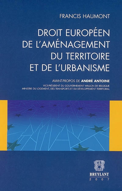 Droit européen de l'aménagement du territoire et de l'urbanisme