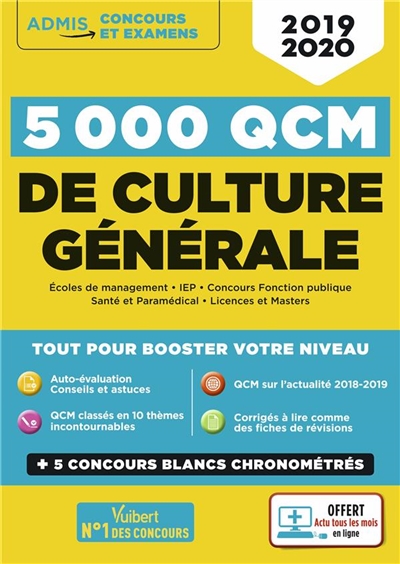 5.000 QCM de culture...