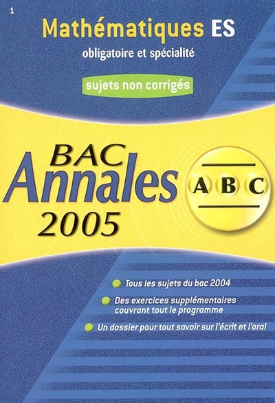 Mathématiques ES...