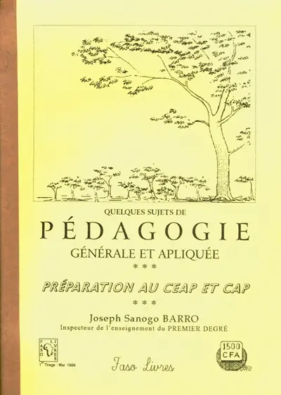 Quelques sujets de pédagogie générale et appliquée : préparation au CEAP et CAP