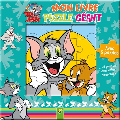Tom and Jerry : mon livre puzzle géant