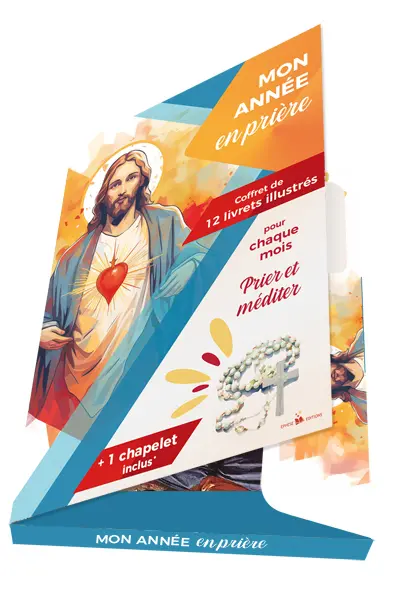 Mon année en prière : coffret de 12 livrets illustrés pour chaque mois : prier et méditer