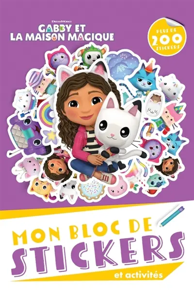 Gabby et la maison magique : Bloc de stickers et activités