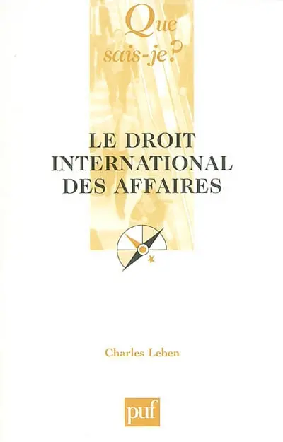 Le droit international des affaires