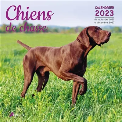 Chiens de chasse : calendrier 2023 : de septembre 2022 à décembre 2023