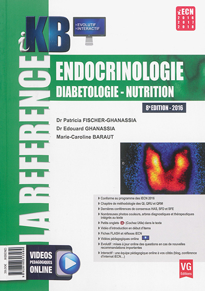 Endocrinologie, diabétologie, nutrition : iECN 2016, 2017, 2018