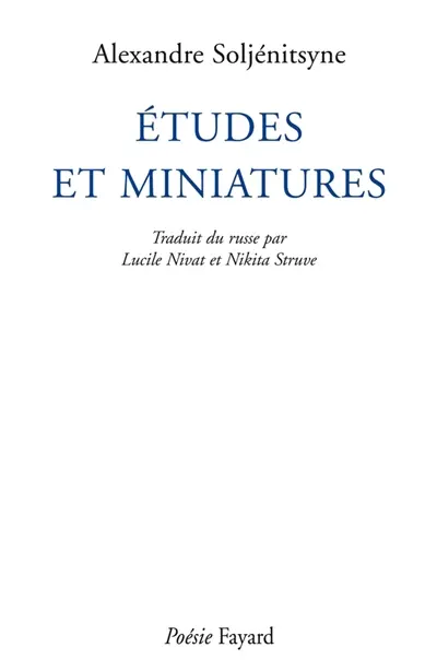 Etudes et miniatures