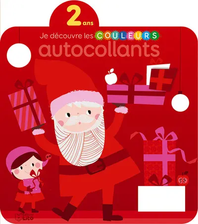 Je découvre les couleurs, autocollants : Noël : 2 ans