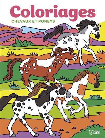 chevaux et poneys : coloriages