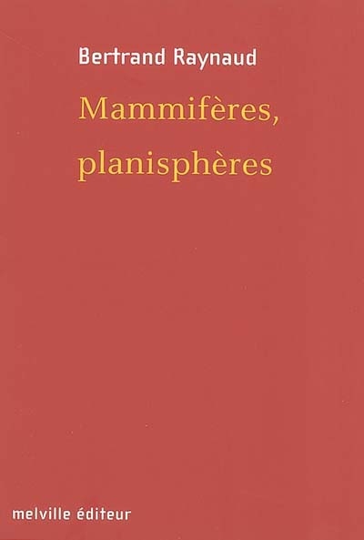 Mammifères, planisphères