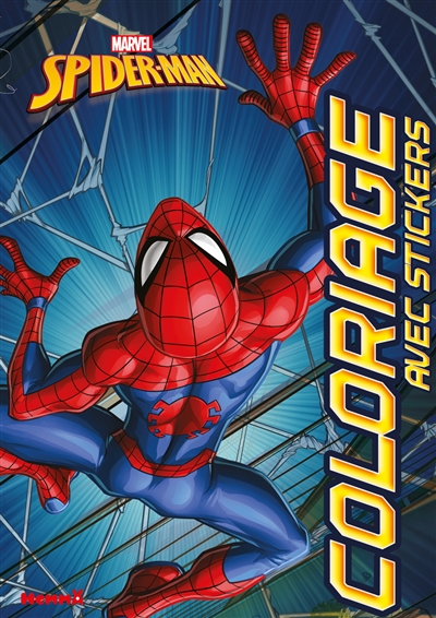 Spider-Man : coloriage avec stickers
