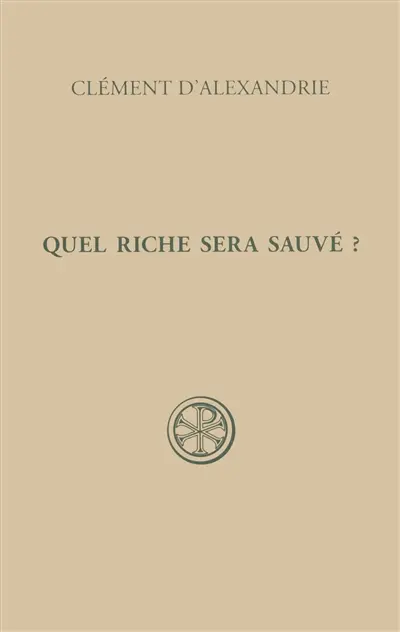 Quel riche sera sauvé ?