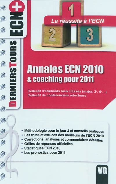 Annales ECN 2010 & coaching pour 2011