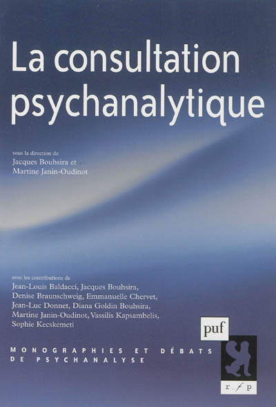 La consultation psychanalytique