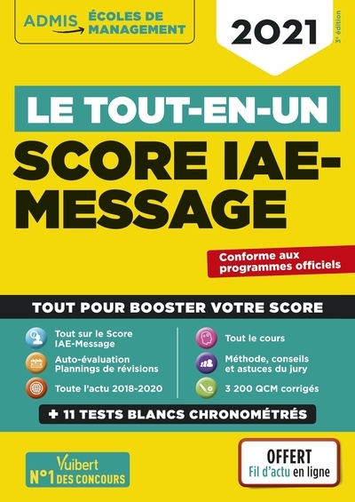 Score IAE-Message : le...