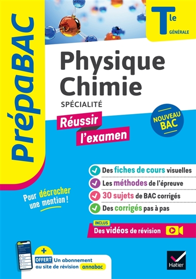 Physique chimie spécialité,...