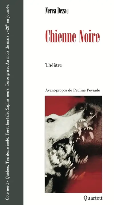 Chienne noire : théâtre