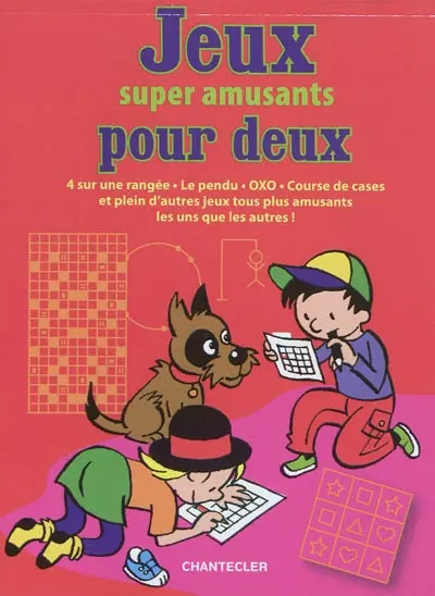 Jeux super-amusants pour deux : 4 sur une rangée, le pendu, OXO, course de cases et plein d'autres jeux tous plus amusants les uns que les autres !