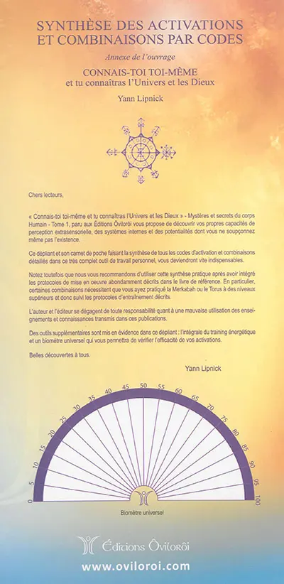 Synthèse des activations et combinaisons par codes