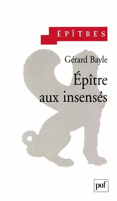 Epîtres aux insensés