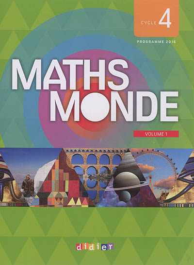 Maths monde, cycle 4 : programme 2016