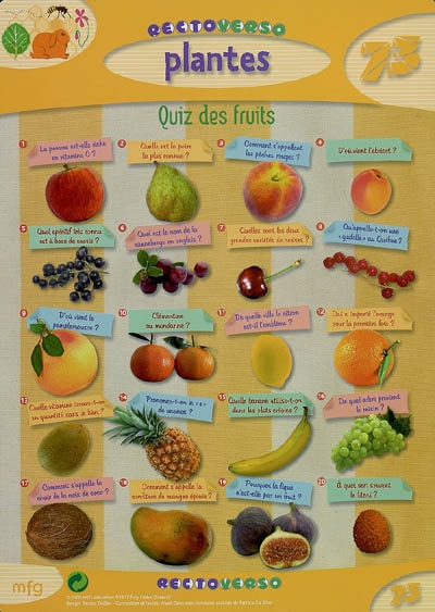 Quiz des fruits