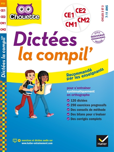 Dictées la compil' Ce1/ce2/cm1/cm2