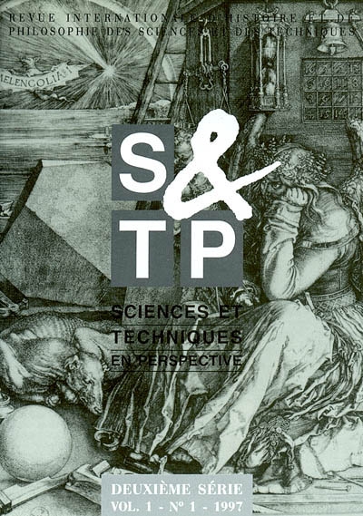 Sciences et techniques en perspective, deuxième série, n° 1 (1997)