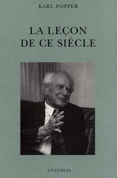 La Leçon de ce siècle : entretien avec Giancarlo Bosetti