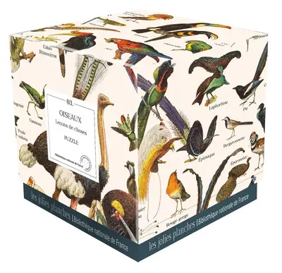 Oiseaux : puzzle : leçons de choses