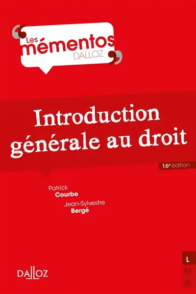 Introduction générale au droit