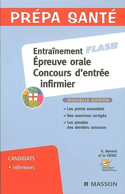 Entraînement flash, épreuve orale concours d'entrée infirmier