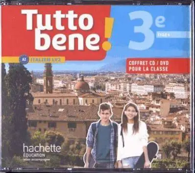 Tutto bene ! italien LV2 A2, 3e, cycle 4 : coffret CD-DVD pour la classe