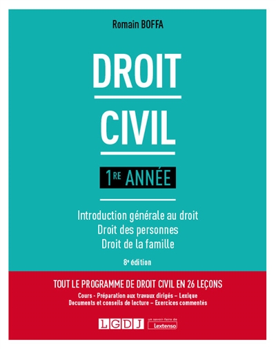 Droit civil : 1re année :...