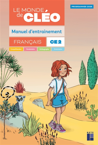 Le monde de Cléo, français CE2 : manuel d'entraînement + aide-mémoire