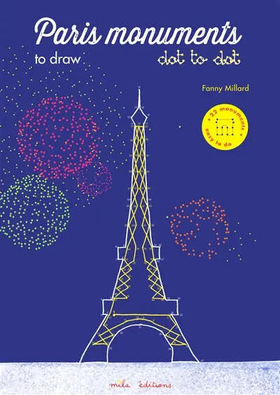 Paris monuments to draw : dot to dot