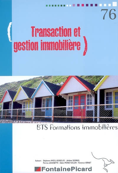 Transaction et gestion immobilière, BTS formations immobilières