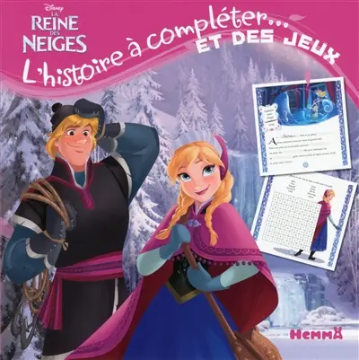 La reine des neiges : l'histoire à compléter... et des jeux