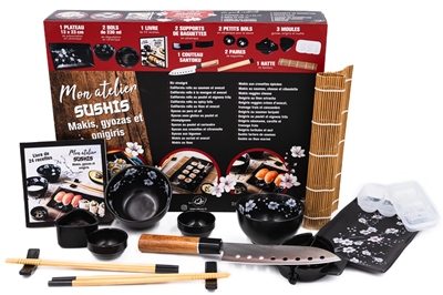 Mon atelier sushis, makis, gyozas et onigiris