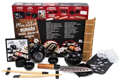 Mon atelier sushis, makis, gyozas et onigiris