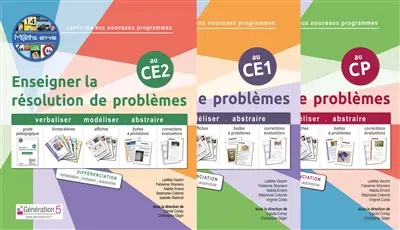 Pack Enseigner la résolution de problèmes CP-CE1-CE2 : Maths en-vie