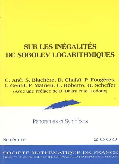 Sur les inégalités de Sobolev logarithmiques